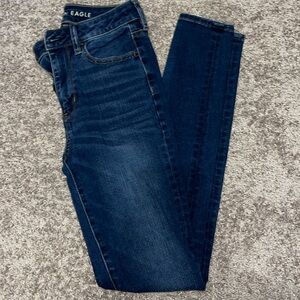 American Eagle-360 Degrees Next Level Stretch-Super Hi Rise Jegging- Size 2 Long